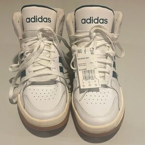 Adidas White & Green Shoes